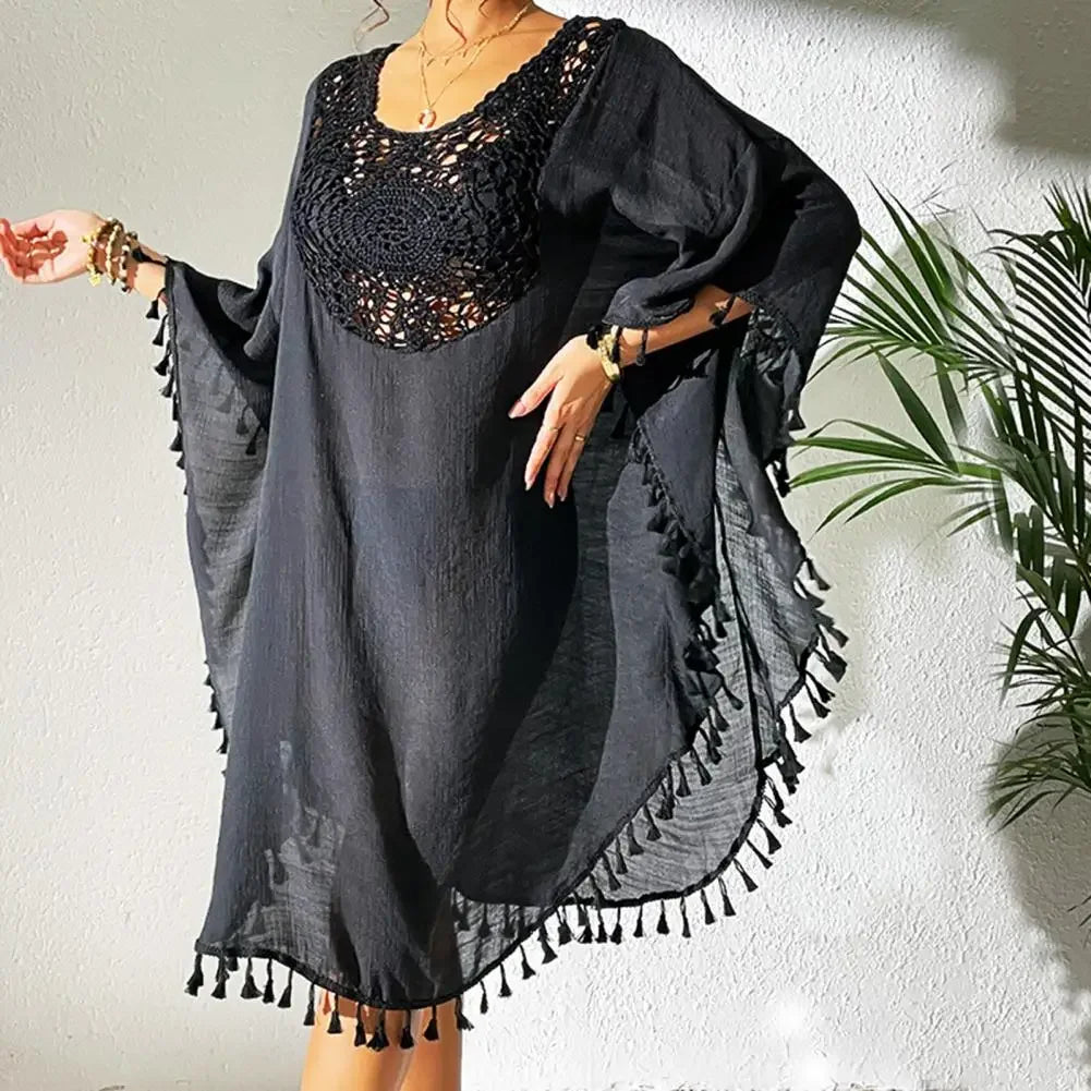 Nadia Fringed Bikini Cover Up