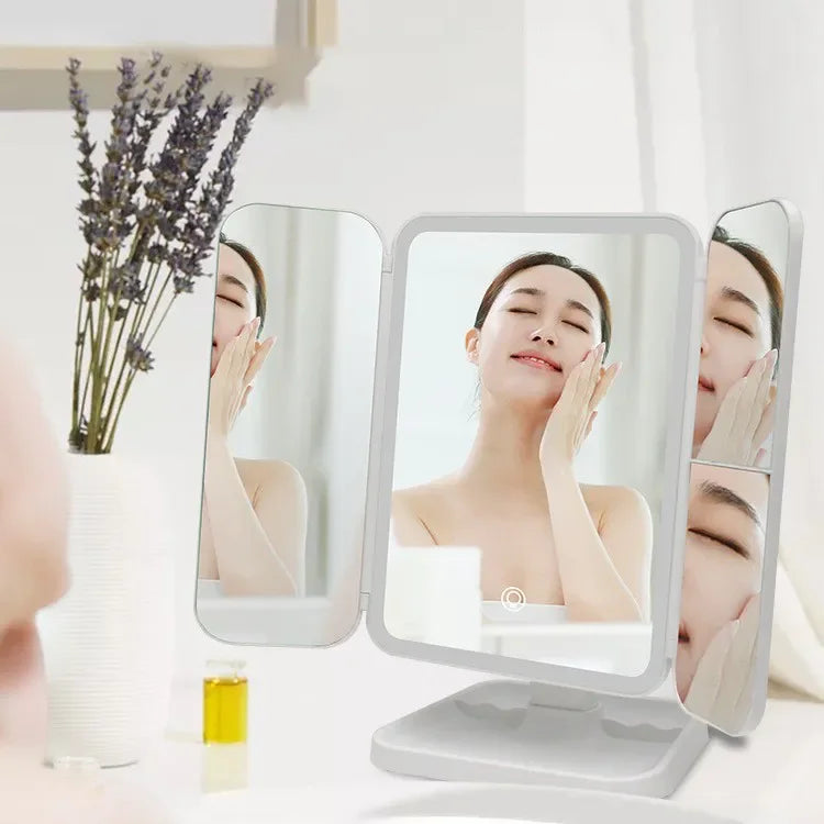 Smart LED Folding Makeup Mirror