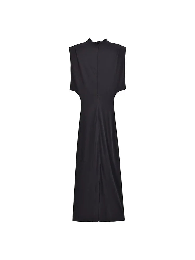 Classic Short Sleeve Bodycon Midi Dress