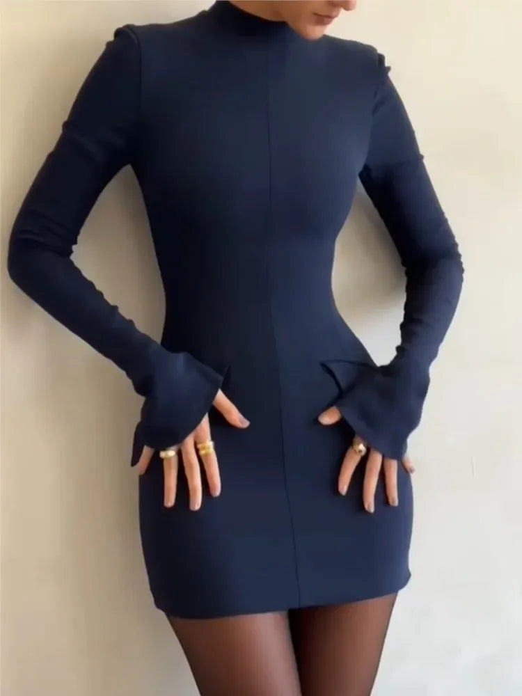Uptown Long Sleeve Bodycon Dress