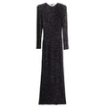 Sarah Sequin Long Evening Dress