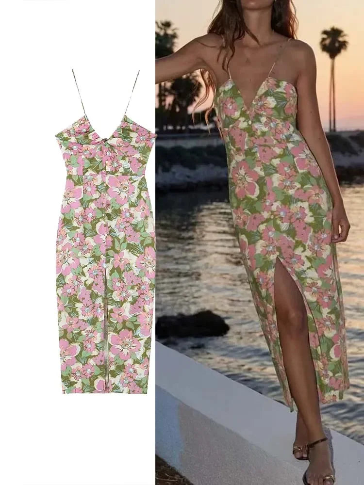 California Midi Beach Dress