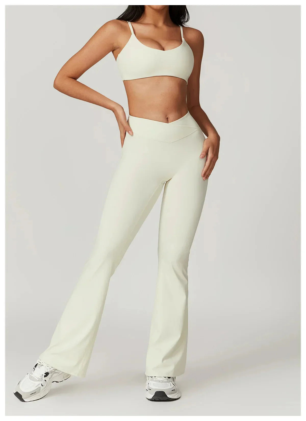 Women's Wide Leg High Waist Yoga Set