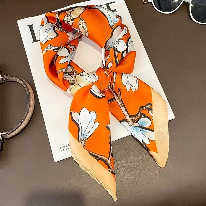 Saturday Afternoon Silk Square Scarf