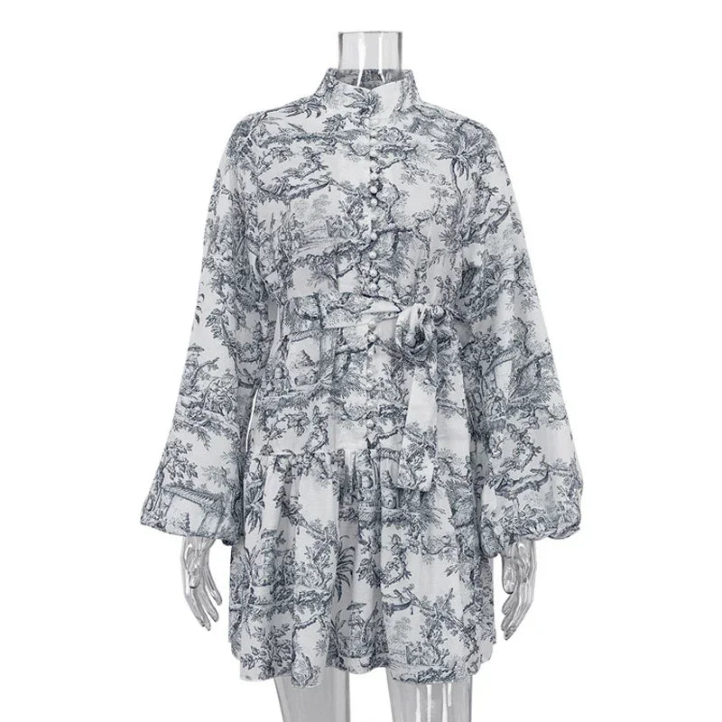 Vici Vintage Ruffled Sun Dress