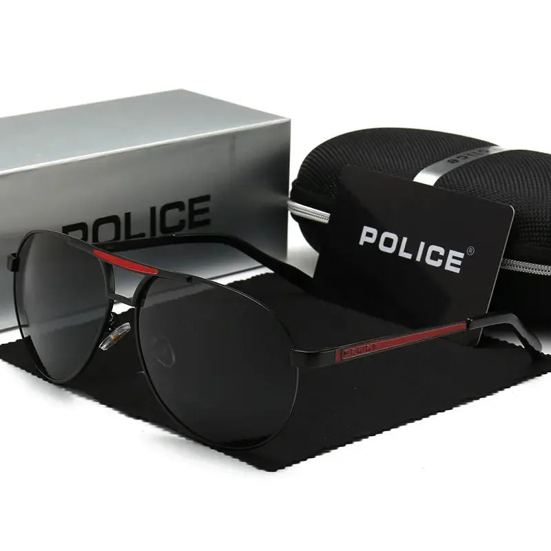 LUXMAN POLICE Driving Sunglasses Polarized UV400