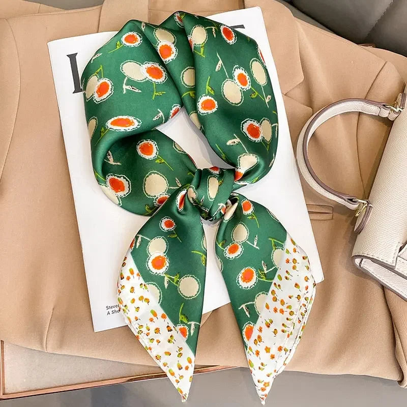 Saturday Afternoon Silk Square Scarf