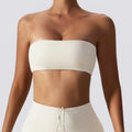 Hearuisavy Casual Sports Bra Gym Underwear Women Breathable Training Yoga Clothes Tube Top Fitness Workout Tank Top Female