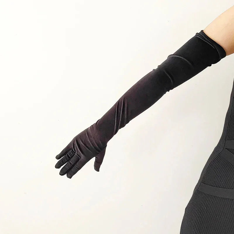 Velvet Opera Gloves
