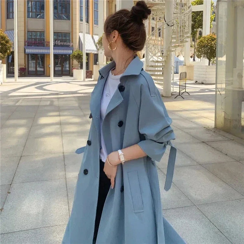 British Long Trench Coat