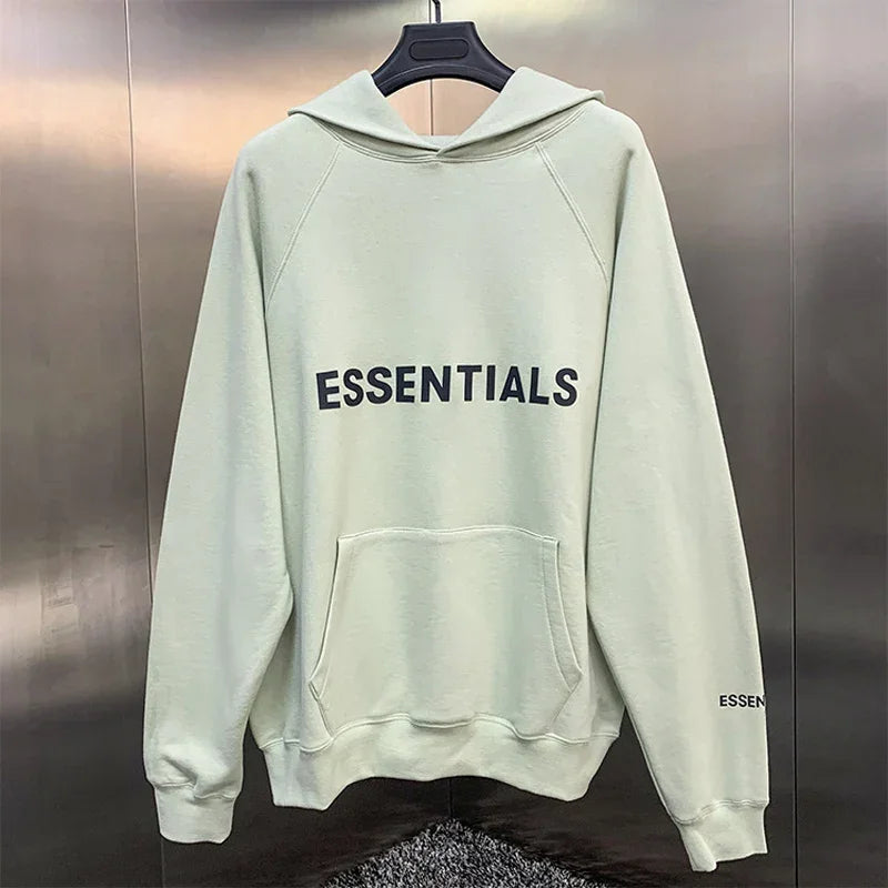 ESSENTIALS Fleece Oversized Hoodie Pullover