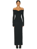 Gigi Full Sleeve Evening Dress