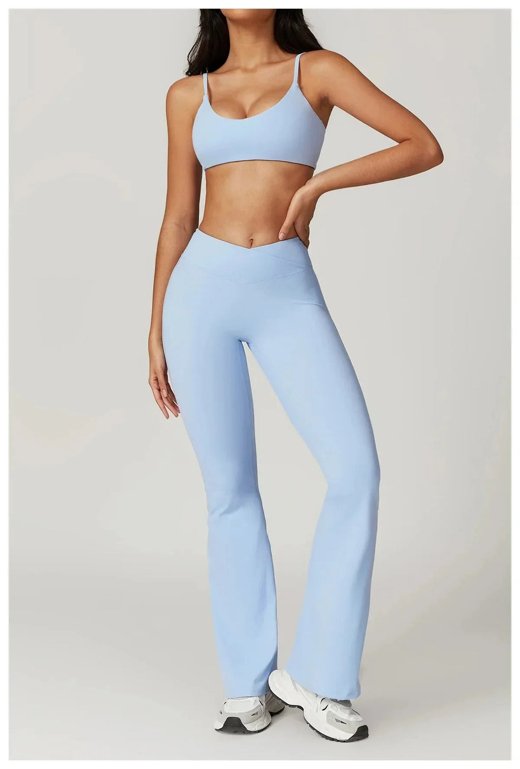 Women's Wide Leg High Waist Yoga Set