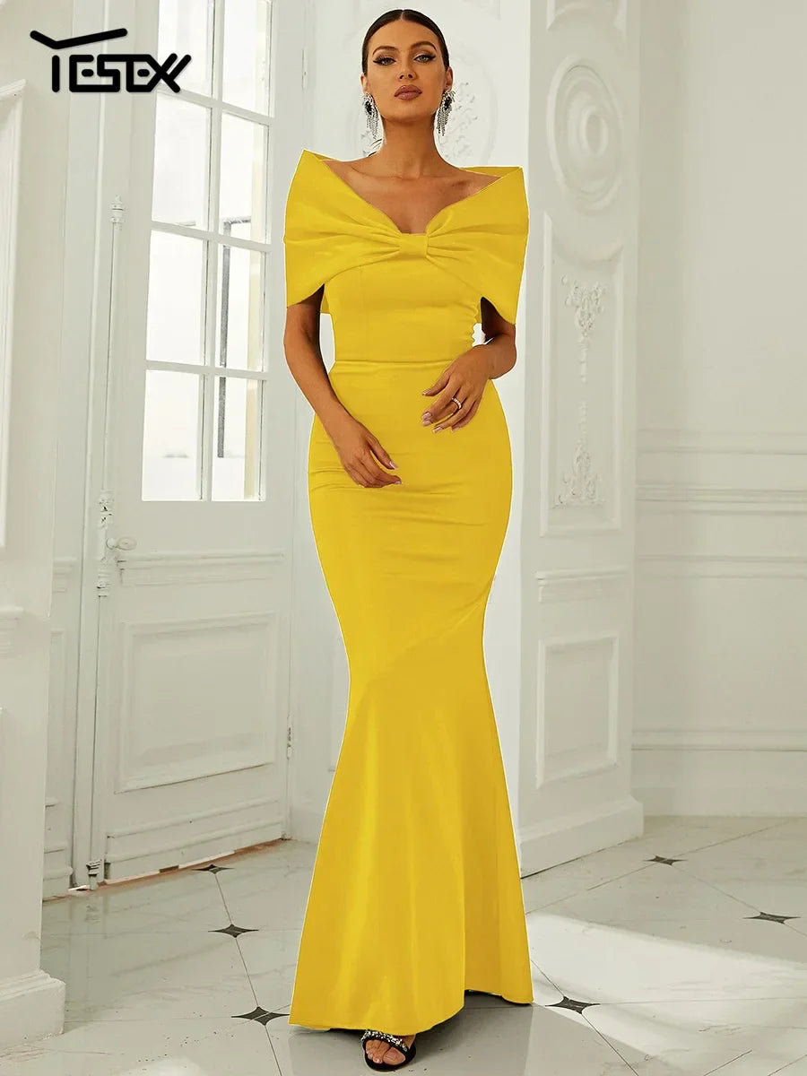 Mermaid Maxi Evening Dress