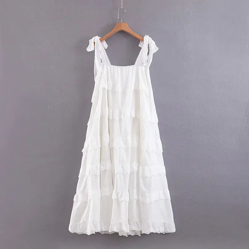 Boho Luxe Layered Summer Dress