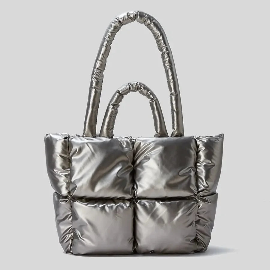 Large Tote Padded Handbag