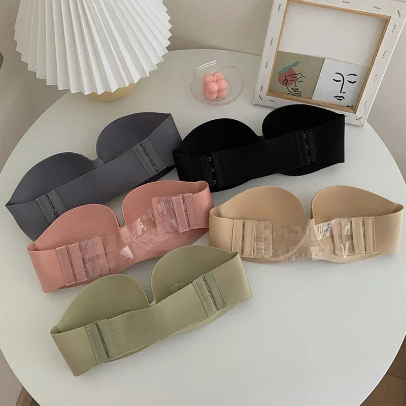 Sexy Push Up Strapless Seamless Bralette