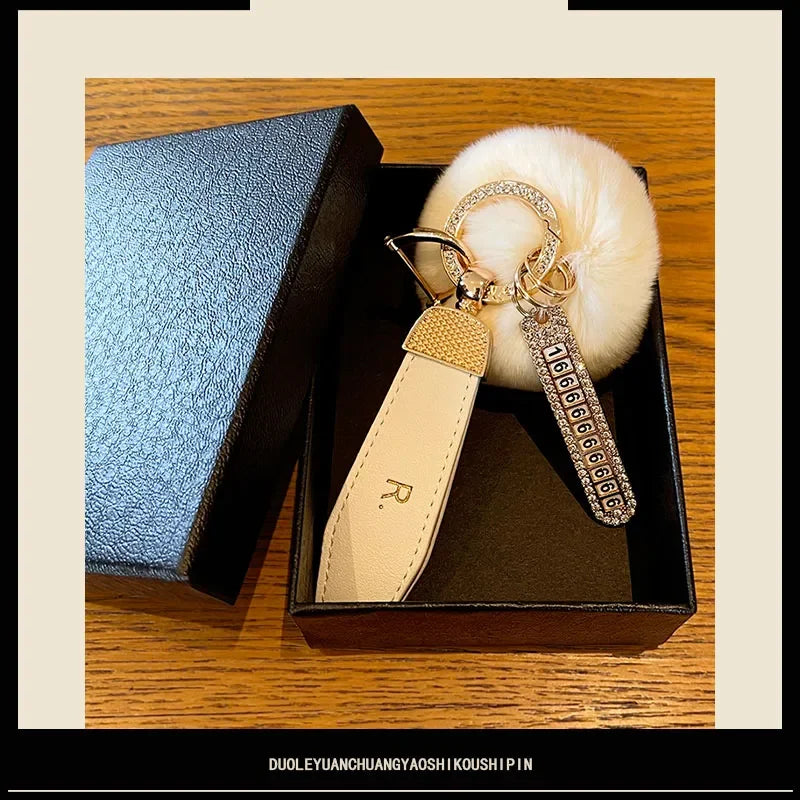 LUX Fur Keychain