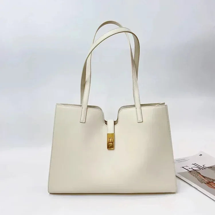 LUX Shopper Leather Shoulder Bag