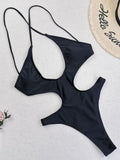 Hannah Halter High Cut Monokini