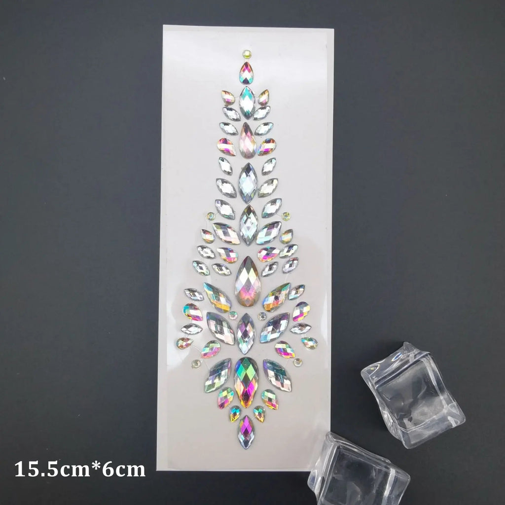 EDM 3D Crystal Stickers