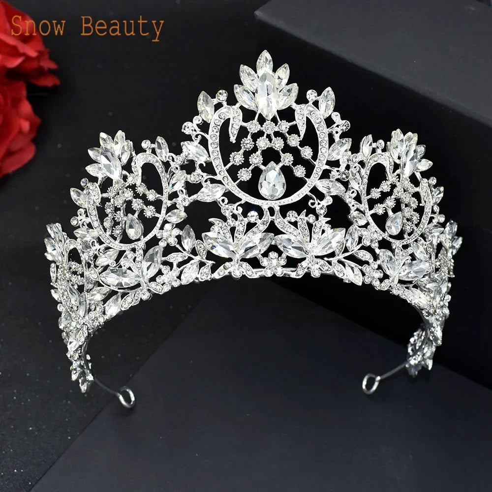 Bridal Headwear Crystal Crown