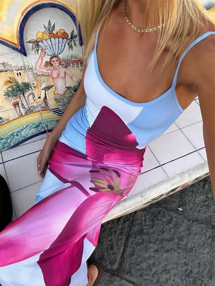Resort Floral Maxi Dress