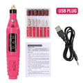 HALAIMAN Electric Nail Drill Machine Set Pedicure Grinding Equipment Mill For Manicure  Professional Strong Nail Polishing Tool