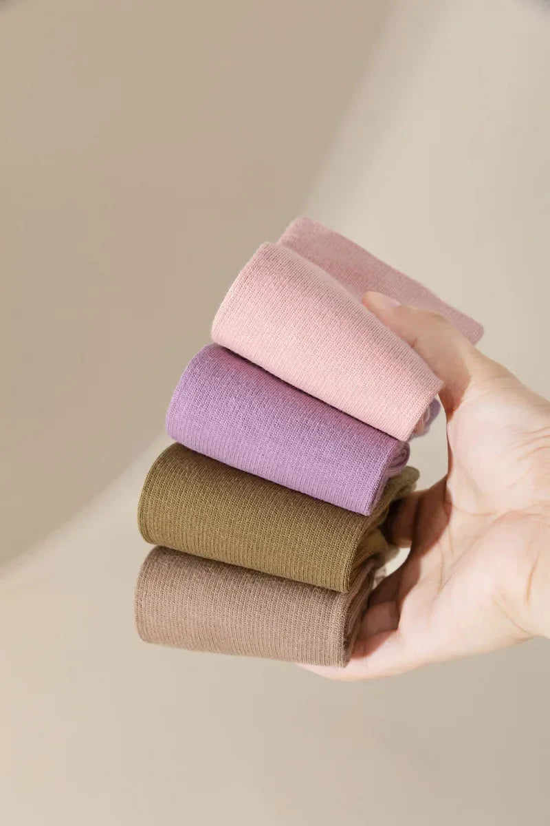 Pilates Cotton Compression Socks Anti Slip