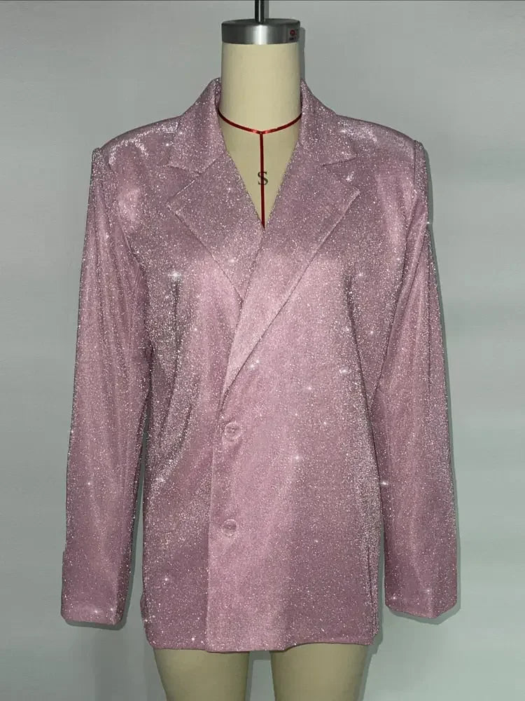 Glitz Blazer & Pants Matching Set