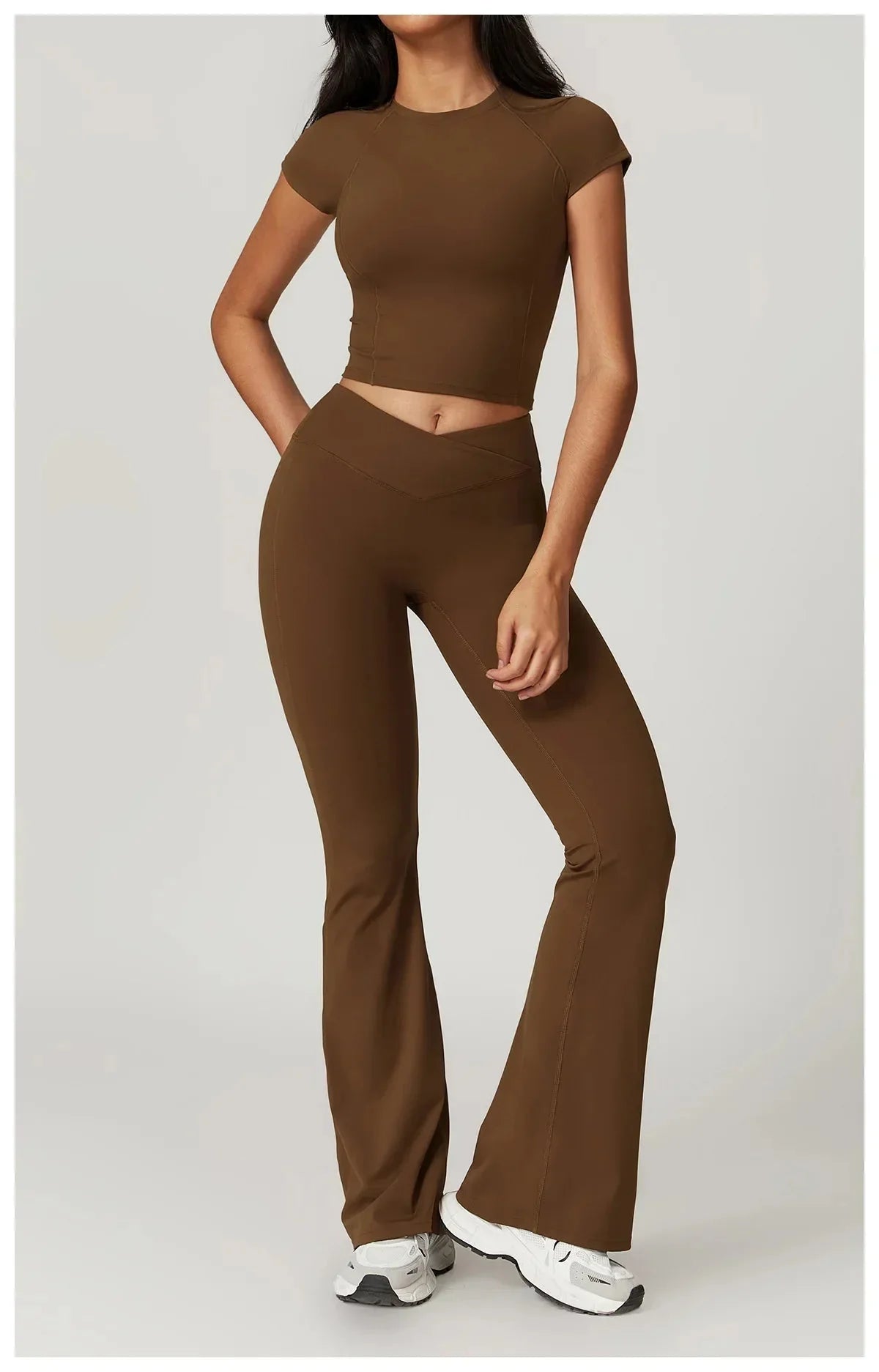 Lucid High Waist Flare Leg Yoga Set