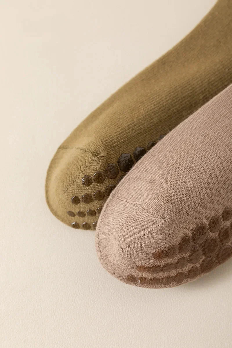 Pilates Cotton Compression Socks Anti Slip