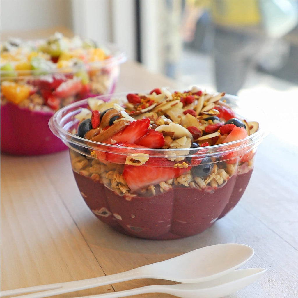 World Centric 16 oz Salad Bowl, Clear PLA, Compostable (QTY 450), SKU SB-CS-16