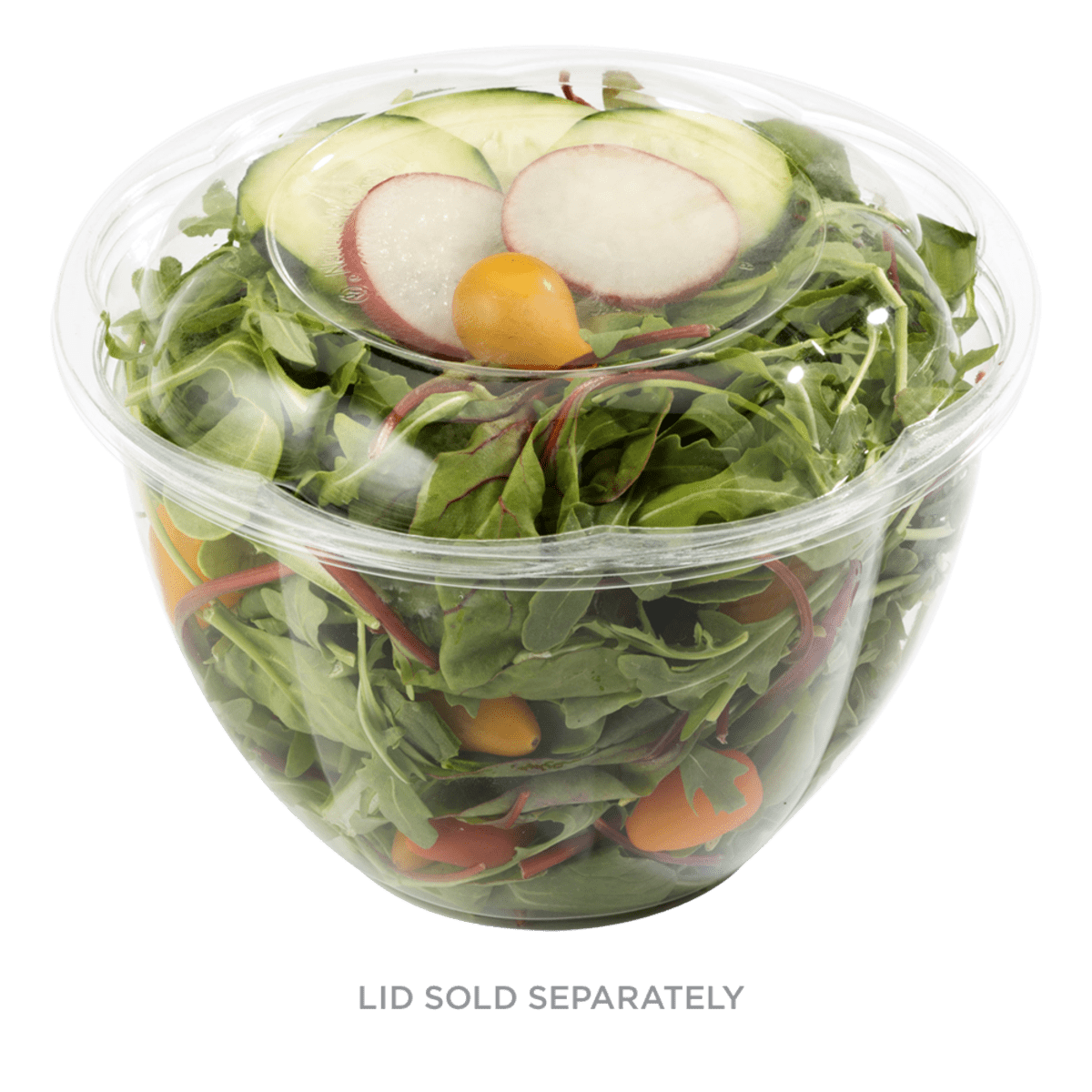 World Centric 48 oz Salad Bowl, Clear (QTY:300)