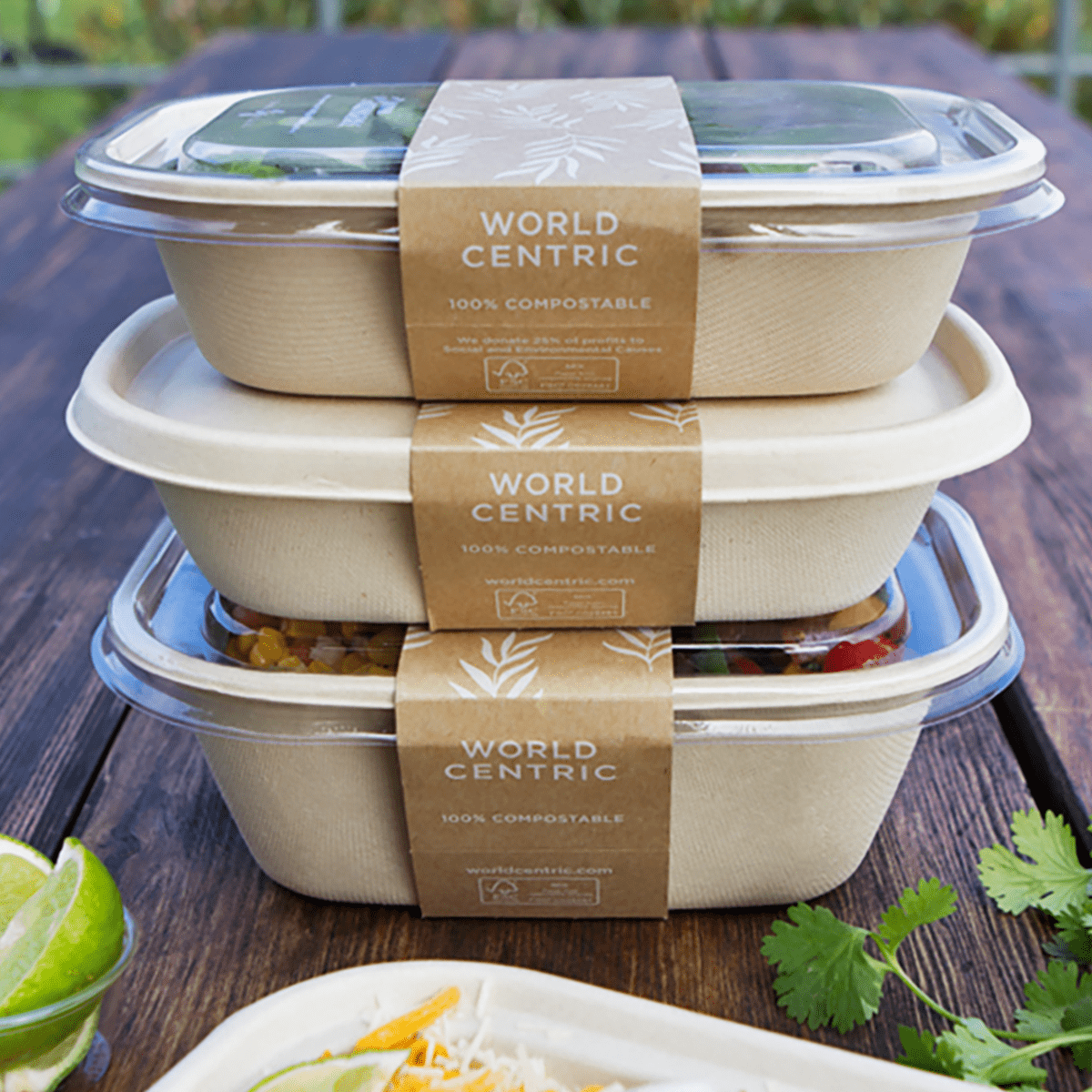 World Centric Large Box Sleeve - Fits 48 oz (QTY:800)