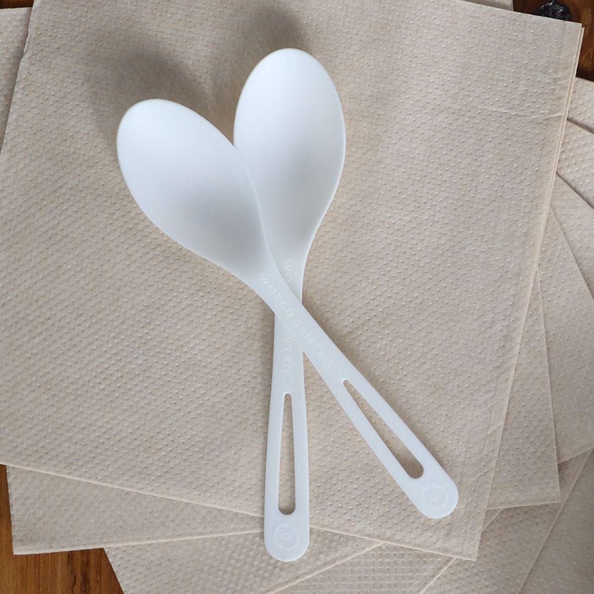 World Centric 6in TPLA Compostable Spoon (QTY 1000), SKU SP-PS-6