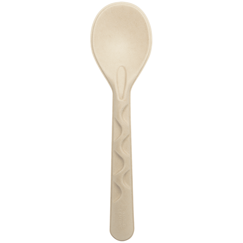 World Centric 10" Fiber Serving Spoon (QTY:100)