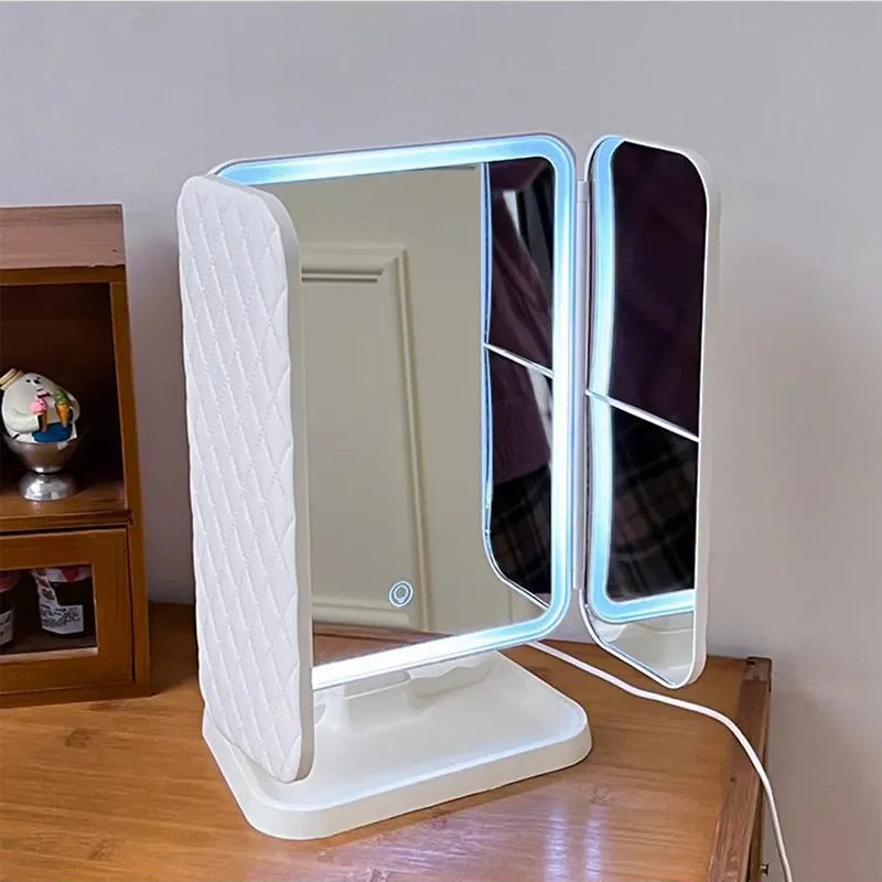 Smart LED Folding Makeup Mirror