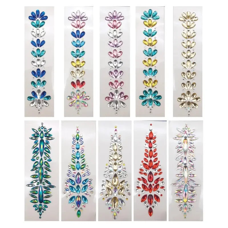 EDM 3D Crystal Stickers