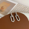 Lux Double Loop Drop Earrings