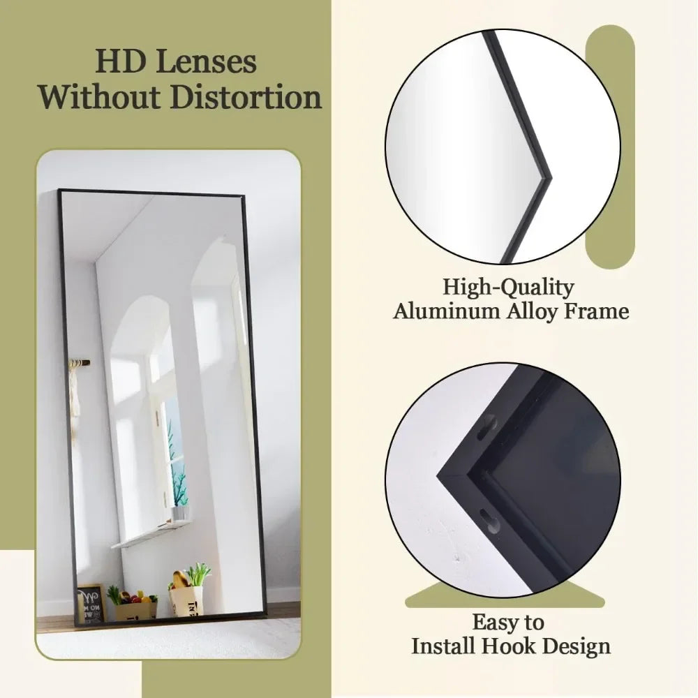 Large 71"x30" Floor Mirror