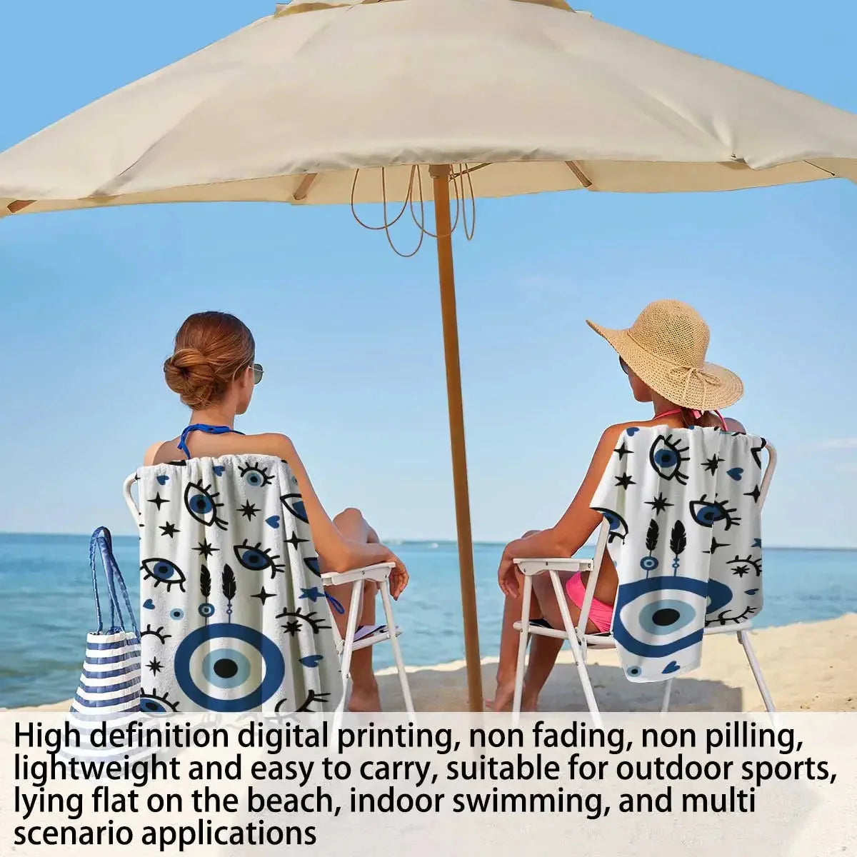 Abstract Quick Dry Beach Towel