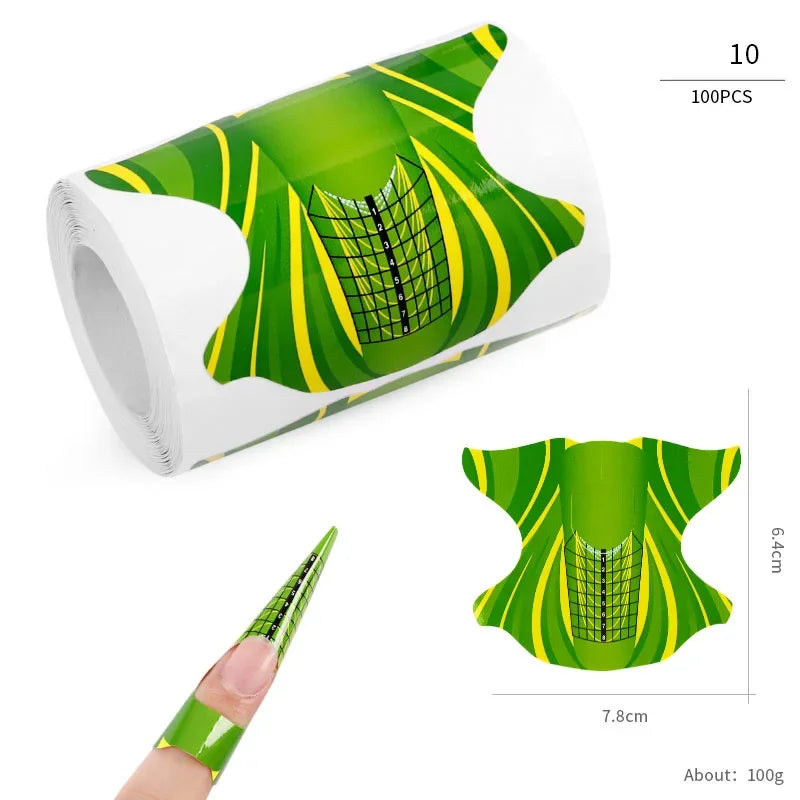 French Nail Tips Nail Sticker 100pcs