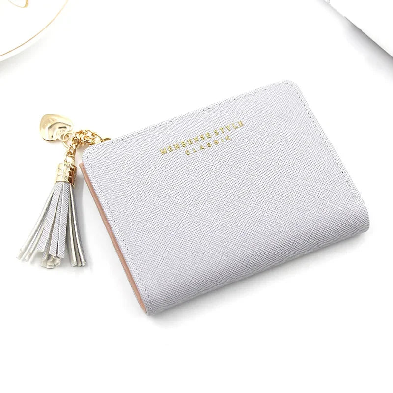 Women's Wallet Short Women Coin Purse Fashion Wallets For Woman Card Holder Small Ladies Wallet Female Hasp Mini Clutch For Girl