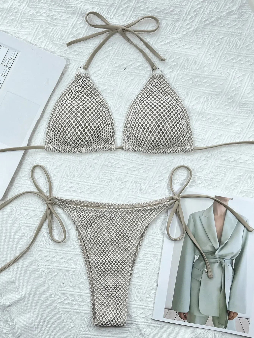 Chelsea Tie Up String Brazilian Bikini