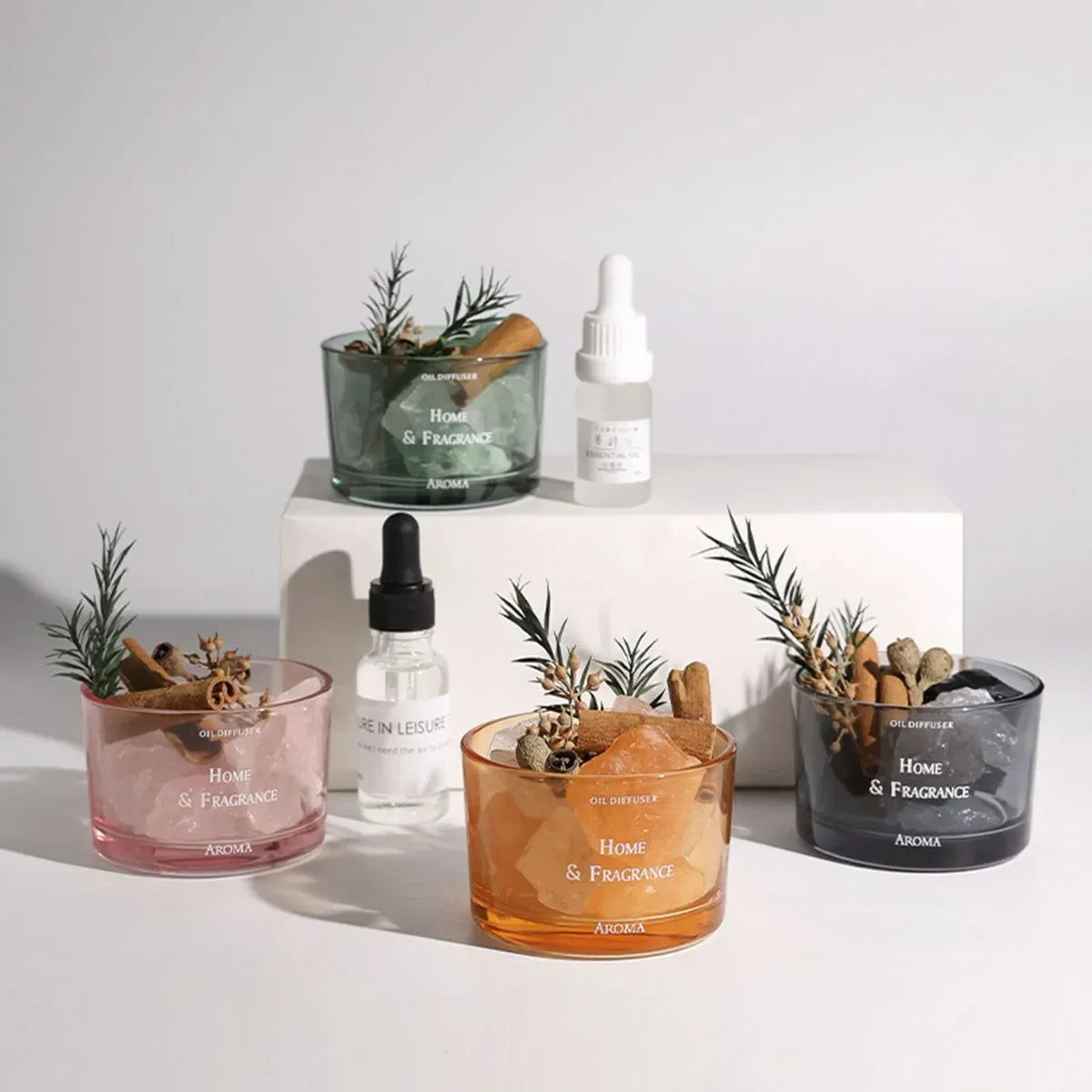 Stone Diffuser Essential Oil Home Natural Essential Oils Home Scent Diffuser Essential Oil Crystal Home Decoration