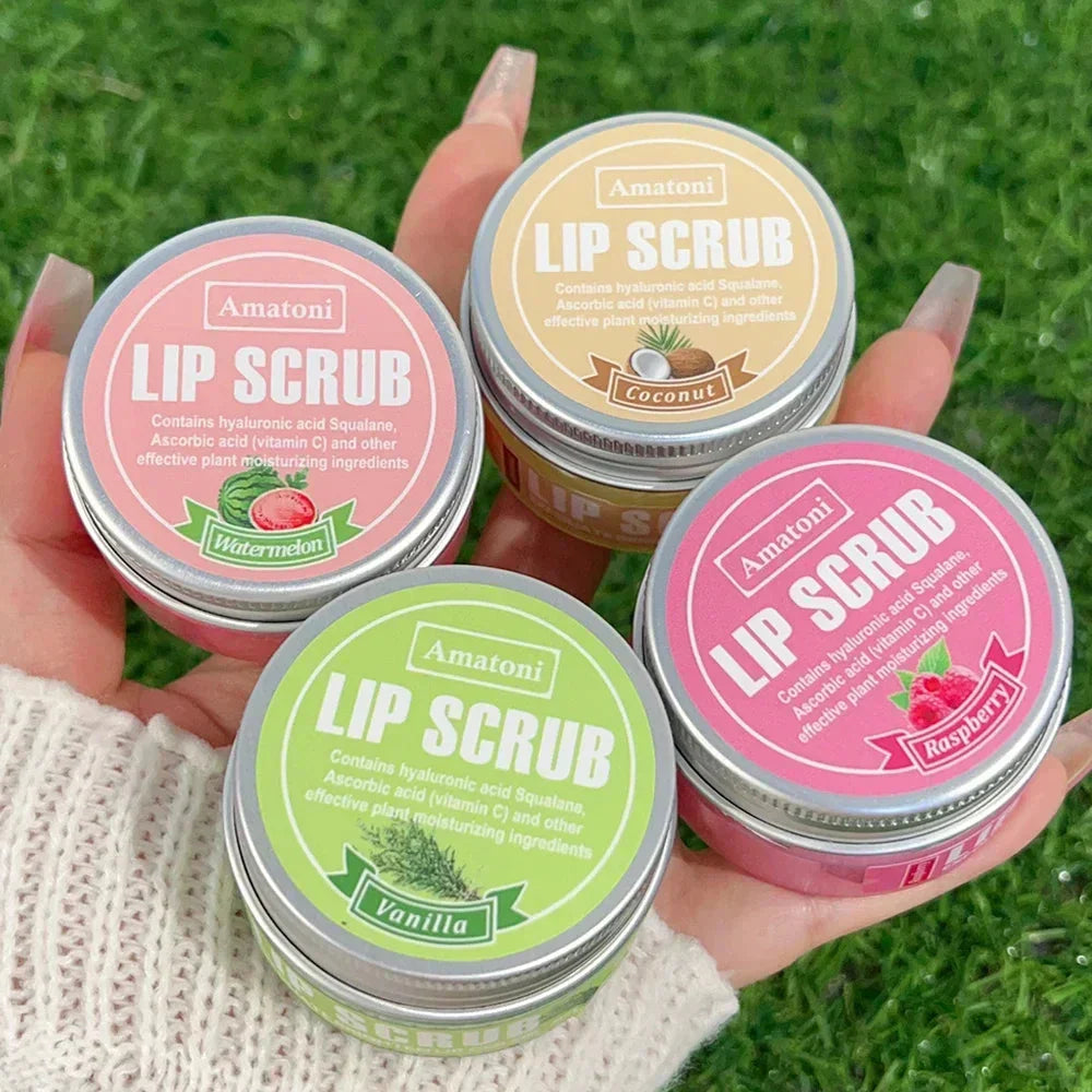Fruit Flavor Exfoliating Lip Care Scrub Moisturizing Remove Dead Skin Lip Mask Nourishing Repair Lips Fine Lines Lips Care Cream