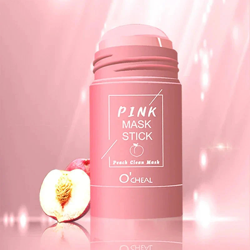 Solid facial mask Stick Green Tea Honey Peach Cleaning Pore Moisturizing Long Charcoal Eggplant Mud Film