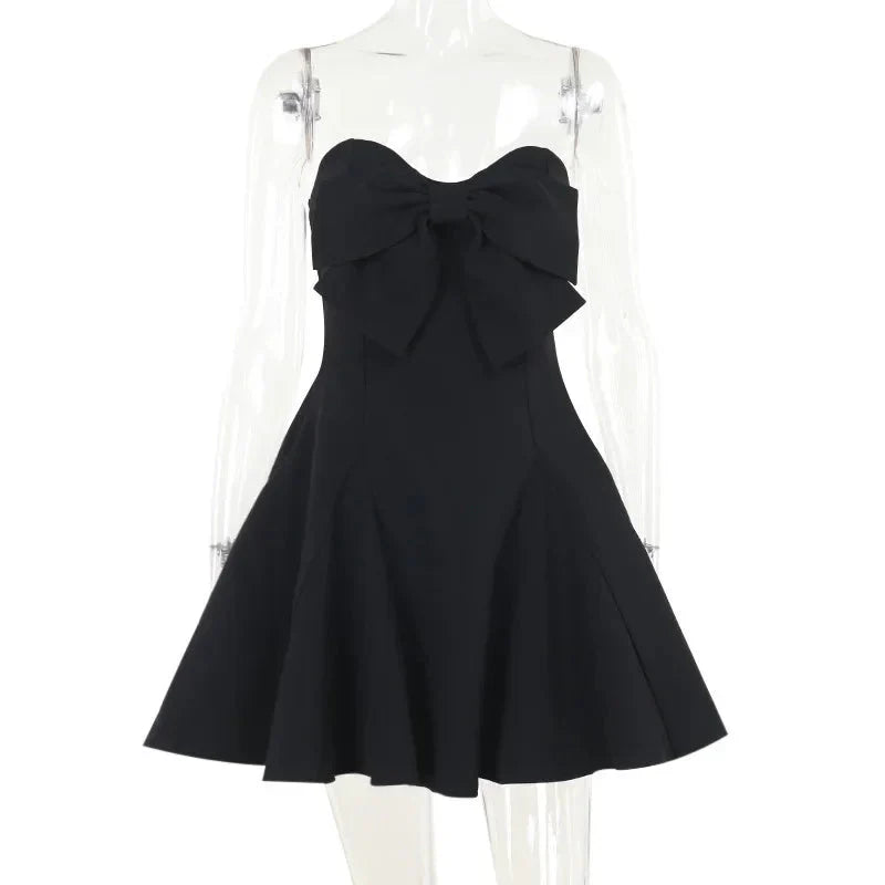 Monroe Strapless Bow Party Dress