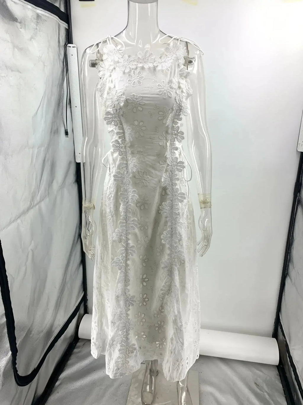 Lilly Lace Embroidered Sun Dress